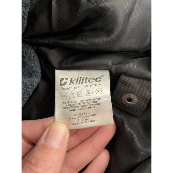 KILLTEC Technical Series Waterproof Windproof Dark Grey Jacket Youth Size 12 FS - Picture 11 of 11
